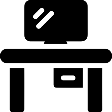 Şeffaf arkaplan ile PNG biçiminde bilgisayar logosu simgesi. Teknoloji markaları, bilişim hizmetleri, web geliştirme veya dijital ürünler için uygun minimalist siyah-beyaz tasarım. Çok yönlü markalaşma ve arayüz kullanımı için temiz ve modern sembol