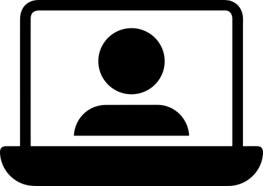 Şeffaf arkaplan ile PNG biçiminde bilgisayar logosu simgesi. Teknoloji markaları, bilişim hizmetleri, web geliştirme veya dijital ürünler için uygun minimalist siyah-beyaz tasarım. Çok yönlü markalaşma ve arayüz kullanımı için temiz ve modern sembol
