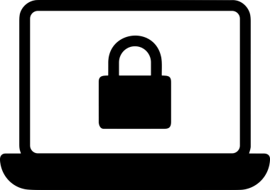 Şeffaf arkaplan ile PNG biçiminde bilgisayar logosu simgesi. Teknoloji markaları, bilişim hizmetleri, web geliştirme veya dijital ürünler için uygun minimalist siyah-beyaz tasarım. Çok yönlü markalaşma ve arayüz kullanımı için temiz ve modern sembol