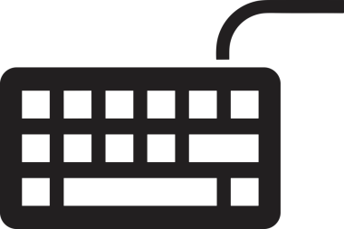 Şeffaf arkaplan ile PNG biçiminde bilgisayar logosu simgesi. Teknoloji markaları, bilişim hizmetleri, web geliştirme veya dijital ürünler için uygun minimalist siyah-beyaz tasarım. Çok yönlü markalaşma ve arayüz kullanımı için temiz ve modern sembol