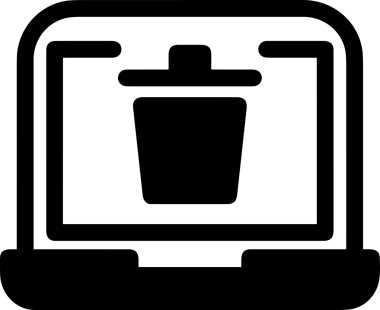 Şeffaf arkaplan ile PNG biçiminde bilgisayar logosu simgesi. Teknoloji markaları, bilişim hizmetleri, web geliştirme veya dijital ürünler için uygun minimalist siyah-beyaz tasarım. Çok yönlü markalaşma ve arayüz kullanımı için temiz ve modern sembol