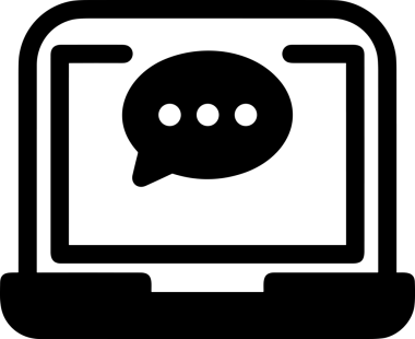 Şeffaf arkaplan ile PNG biçiminde bilgisayar logosu simgesi. Teknoloji markaları, bilişim hizmetleri, web geliştirme veya dijital ürünler için uygun minimalist siyah-beyaz tasarım. Çok yönlü markalaşma ve arayüz kullanımı için temiz ve modern sembol