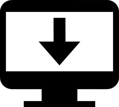 Şeffaf arkaplan ile PNG biçiminde bilgisayar logosu simgesi. Teknoloji markaları, bilişim hizmetleri, web geliştirme veya dijital ürünler için uygun minimalist siyah-beyaz tasarım. Çok yönlü markalaşma ve arayüz kullanımı için temiz ve modern sembol