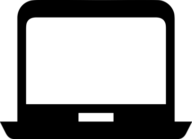 Şeffaf arkaplan ile PNG biçiminde bilgisayar logosu simgesi. Teknoloji markaları, bilişim hizmetleri, web geliştirme veya dijital ürünler için uygun minimalist siyah-beyaz tasarım. Çok yönlü markalaşma ve arayüz kullanımı için temiz ve modern sembol