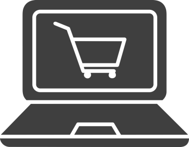 Şeffaf arkaplan ile PNG biçiminde bilgisayar logosu simgesi. Teknoloji markaları, bilişim hizmetleri, web geliştirme veya dijital ürünler için uygun minimalist siyah-beyaz tasarım. Çok yönlü markalaşma ve arayüz kullanımı için temiz ve modern sembol