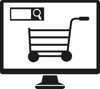 Şeffaf arkaplan ile PNG biçiminde bilgisayar logosu simgesi. Teknoloji markaları, bilişim hizmetleri, web geliştirme veya dijital ürünler için uygun minimalist siyah-beyaz tasarım. Çok yönlü markalaşma ve arayüz kullanımı için temiz ve modern sembol