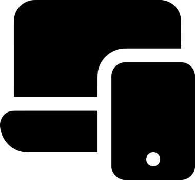 Şeffaf arkaplan ile PNG biçiminde bilgisayar logosu simgesi. Teknoloji markaları, bilişim hizmetleri, web geliştirme veya dijital ürünler için uygun minimalist siyah-beyaz tasarım. Çok yönlü markalaşma ve arayüz kullanımı için temiz ve modern sembol