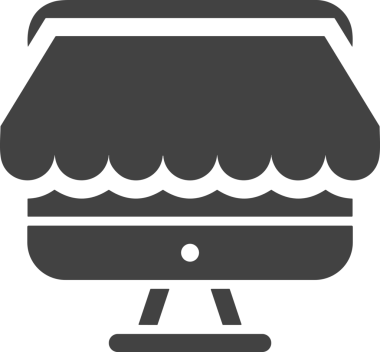 Şeffaf arkaplan ile PNG biçiminde bilgisayar logosu simgesi. Teknoloji markaları, bilişim hizmetleri, web geliştirme veya dijital ürünler için uygun minimalist siyah-beyaz tasarım. Çok yönlü markalaşma ve arayüz kullanımı için temiz ve modern sembol