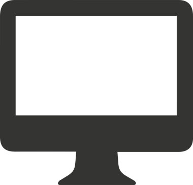 Şeffaf arkaplan ile PNG biçiminde bilgisayar logosu simgesi. Teknoloji markaları, bilişim hizmetleri, web geliştirme veya dijital ürünler için uygun minimalist siyah-beyaz tasarım. Çok yönlü markalaşma ve arayüz kullanımı için temiz ve modern sembol