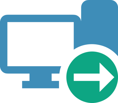 Şeffaf arkaplan ile PNG biçiminde bilgisayar logosu simgesi. Teknoloji markaları, bilişim hizmetleri, web geliştirme veya dijital ürünler için uygun minimalist siyah-beyaz tasarım. Çok yönlü markalaşma ve arayüz kullanımı için temiz ve modern sembol