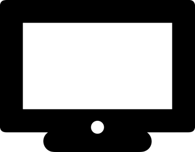 Şeffaf arkaplan ile PNG biçiminde bilgisayar logosu simgesi. Teknoloji markaları, bilişim hizmetleri, web geliştirme veya dijital ürünler için uygun minimalist siyah-beyaz tasarım. Çok yönlü markalaşma ve arayüz kullanımı için temiz ve modern sembol