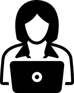 Şeffaf arkaplan ile PNG biçiminde bilgisayar logosu simgesi. Teknoloji markaları, bilişim hizmetleri, web geliştirme veya dijital ürünler için uygun minimalist siyah-beyaz tasarım. Çok yönlü markalaşma ve arayüz kullanımı için temiz ve modern sembol