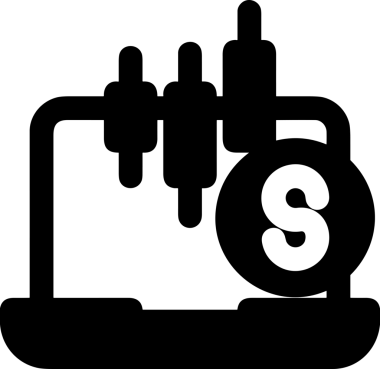 Şeffaf arkaplan ile PNG biçiminde bilgisayar logosu simgesi. Teknoloji markaları, bilişim hizmetleri, web geliştirme veya dijital ürünler için uygun minimalist siyah-beyaz tasarım. Çok yönlü markalaşma ve arayüz kullanımı için temiz ve modern sembol