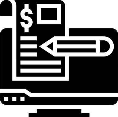 Şeffaf arkaplan ile PNG biçiminde bilgisayar logosu simgesi. Teknoloji markaları, bilişim hizmetleri, web geliştirme veya dijital ürünler için uygun minimalist siyah-beyaz tasarım. Çok yönlü markalaşma ve arayüz kullanımı için temiz ve modern sembol