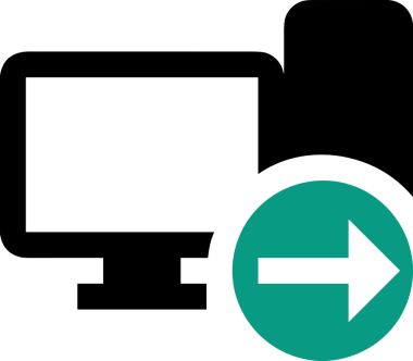 Şeffaf arkaplan ile PNG biçiminde bilgisayar logosu simgesi. Teknoloji markaları, bilişim hizmetleri, web geliştirme veya dijital ürünler için uygun minimalist siyah-beyaz tasarım. Çok yönlü markalaşma ve arayüz kullanımı için temiz ve modern sembol