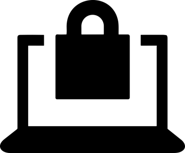 Şeffaf arkaplan ile PNG biçiminde bilgisayar logosu simgesi. Teknoloji markaları, bilişim hizmetleri, web geliştirme veya dijital ürünler için uygun minimalist siyah-beyaz tasarım. Çok yönlü markalaşma ve arayüz kullanımı için temiz ve modern sembol