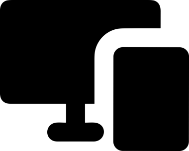 Şeffaf arkaplan ile PNG biçiminde bilgisayar logosu simgesi. Teknoloji markaları, bilişim hizmetleri, web geliştirme veya dijital ürünler için uygun minimalist siyah-beyaz tasarım. Çok yönlü markalaşma ve arayüz kullanımı için temiz ve modern sembol