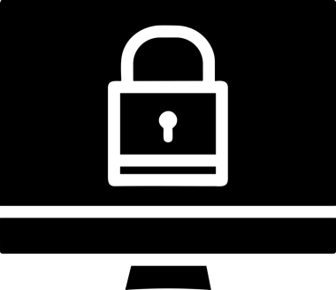 Şeffaf arkaplan ile PNG biçiminde bilgisayar logosu simgesi. Teknoloji markaları, bilişim hizmetleri, web geliştirme veya dijital ürünler için uygun minimalist siyah-beyaz tasarım. Çok yönlü markalaşma ve arayüz kullanımı için temiz ve modern sembol