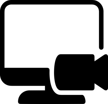 Şeffaf arkaplan ile PNG biçiminde bilgisayar logosu simgesi. Teknoloji markaları, bilişim hizmetleri, web geliştirme veya dijital ürünler için uygun minimalist siyah-beyaz tasarım. Çok yönlü markalaşma ve arayüz kullanımı için temiz ve modern sembol