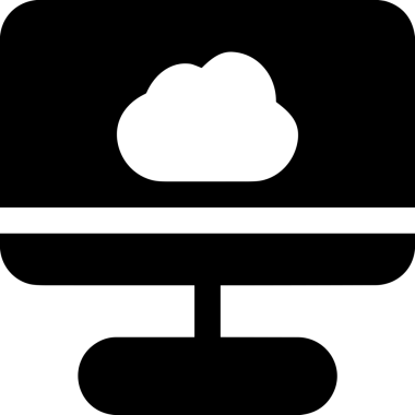 Şeffaf arkaplan ile PNG biçiminde bilgisayar logosu simgesi. Teknoloji markaları, bilişim hizmetleri, web geliştirme veya dijital ürünler için uygun minimalist siyah-beyaz tasarım. Çok yönlü markalaşma ve arayüz kullanımı için temiz ve modern sembol