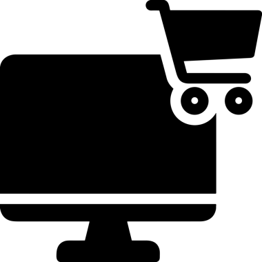 Şeffaf arkaplan ile PNG biçiminde bilgisayar logosu simgesi. Teknoloji markaları, bilişim hizmetleri, web geliştirme veya dijital ürünler için uygun minimalist siyah-beyaz tasarım. Çok yönlü markalaşma ve arayüz kullanımı için temiz ve modern sembol