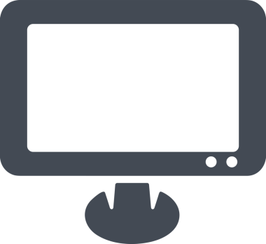 Şeffaf arkaplan ile PNG biçiminde bilgisayar logosu simgesi. Teknoloji markaları, bilişim hizmetleri, web geliştirme veya dijital ürünler için uygun minimalist siyah-beyaz tasarım. Çok yönlü markalaşma ve arayüz kullanımı için temiz ve modern sembol