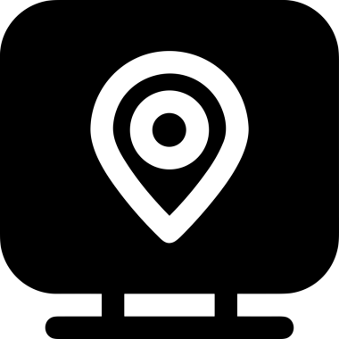 Şeffaf arkaplan ile PNG biçiminde bilgisayar logosu simgesi. Teknoloji markaları, bilişim hizmetleri, web geliştirme veya dijital ürünler için uygun minimalist siyah-beyaz tasarım. Çok yönlü markalaşma ve arayüz kullanımı için temiz ve modern sembol