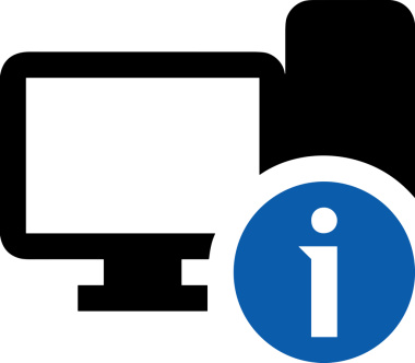 Şeffaf arkaplan ile PNG biçiminde bilgisayar logosu simgesi. Teknoloji markaları, bilişim hizmetleri, web geliştirme veya dijital ürünler için uygun minimalist siyah-beyaz tasarım. Çok yönlü markalaşma ve arayüz kullanımı için temiz ve modern sembol