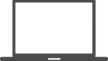 Şeffaf arkaplan ile PNG biçiminde bilgisayar logosu simgesi. Teknoloji markaları, bilişim hizmetleri, web geliştirme veya dijital ürünler için uygun minimalist siyah-beyaz tasarım. Çok yönlü markalaşma ve arayüz kullanımı için temiz ve modern sembol
