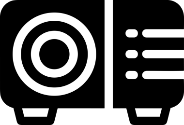 Şeffaf arkaplan ile PNG biçiminde bilgisayar logosu simgesi. Teknoloji markaları, bilişim hizmetleri, web geliştirme veya dijital ürünler için uygun minimalist siyah-beyaz tasarım. Çok yönlü markalaşma ve arayüz kullanımı için temiz ve modern sembol