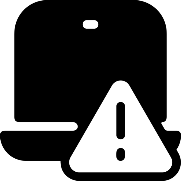 Şeffaf arkaplan ile PNG biçiminde bilgisayar logosu simgesi. Teknoloji markaları, bilişim hizmetleri, web geliştirme veya dijital ürünler için uygun minimalist siyah-beyaz tasarım. Çok yönlü markalaşma ve arayüz kullanımı için temiz ve modern sembol