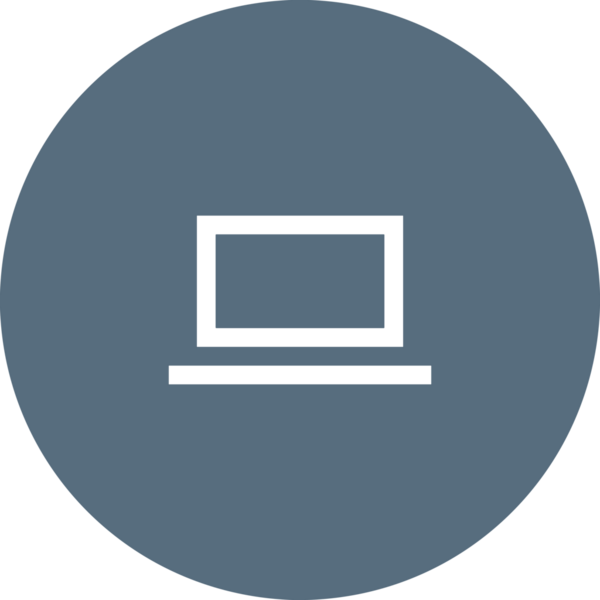 Şeffaf arkaplan ile PNG biçiminde bilgisayar logosu simgesi. Teknoloji markaları, bilişim hizmetleri, web geliştirme veya dijital ürünler için uygun minimalist siyah-beyaz tasarım. Çok yönlü markalaşma ve arayüz kullanımı için temiz ve modern sembol