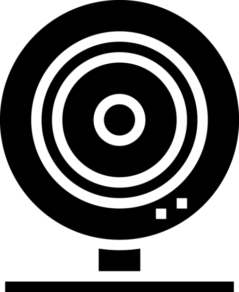 Şeffaf arkaplan ile PNG biçiminde bilgisayar logosu simgesi. Teknoloji markaları, bilişim hizmetleri, web geliştirme veya dijital ürünler için uygun minimalist siyah-beyaz tasarım. Çok yönlü markalaşma ve arayüz kullanımı için temiz ve modern sembol