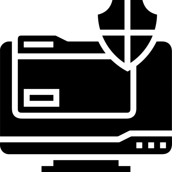 Şeffaf arkaplan ile PNG biçiminde bilgisayar logosu simgesi. Teknoloji markaları, bilişim hizmetleri, web geliştirme veya dijital ürünler için uygun minimalist siyah-beyaz tasarım. Çok yönlü markalaşma ve arayüz kullanımı için temiz ve modern sembol