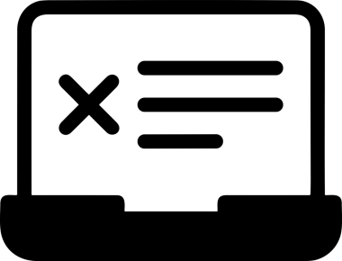 Şeffaf arkaplan ile PNG biçiminde bilgisayar logosu simgesi. Teknoloji markaları, bilişim hizmetleri, web geliştirme veya dijital ürünler için uygun minimalist siyah-beyaz tasarım. Çok yönlü markalaşma ve arayüz kullanımı için temiz ve modern sembol