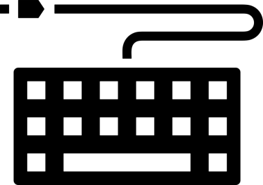 Şeffaf arkaplan ile PNG biçiminde bilgisayar logosu simgesi. Teknoloji markaları, bilişim hizmetleri, web geliştirme veya dijital ürünler için uygun minimalist siyah-beyaz tasarım. Çok yönlü markalaşma ve arayüz kullanımı için temiz ve modern sembol