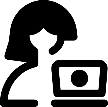 Şeffaf arkaplan ile PNG biçiminde bilgisayar logosu simgesi. Teknoloji markaları, bilişim hizmetleri, web geliştirme veya dijital ürünler için uygun minimalist siyah-beyaz tasarım. Çok yönlü markalaşma ve arayüz kullanımı için temiz ve modern sembol