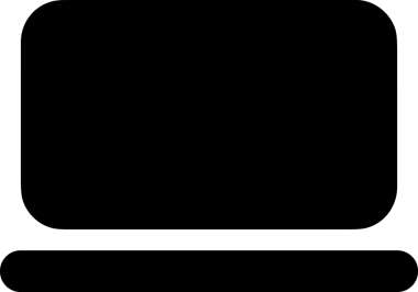 Şeffaf arkaplan ile PNG biçiminde bilgisayar logosu simgesi. Teknoloji markaları, bilişim hizmetleri, web geliştirme veya dijital ürünler için uygun minimalist siyah-beyaz tasarım. Çok yönlü markalaşma ve arayüz kullanımı için temiz ve modern sembol