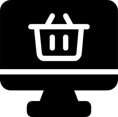 Şeffaf arkaplan ile PNG biçiminde bilgisayar logosu simgesi. Teknoloji markaları, bilişim hizmetleri, web geliştirme veya dijital ürünler için uygun minimalist siyah-beyaz tasarım. Çok yönlü markalaşma ve arayüz kullanımı için temiz ve modern sembol