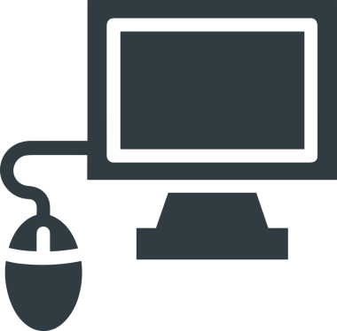 Şeffaf arkaplan ile PNG biçiminde bilgisayar logosu simgesi. Teknoloji markaları, bilişim hizmetleri, web geliştirme veya dijital ürünler için uygun minimalist siyah-beyaz tasarım. Çok yönlü markalaşma ve arayüz kullanımı için temiz ve modern sembol