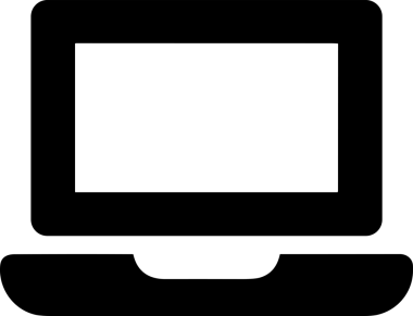 Şeffaf arkaplan ile PNG biçiminde bilgisayar logosu simgesi. Teknoloji markaları, bilişim hizmetleri, web geliştirme veya dijital ürünler için uygun minimalist siyah-beyaz tasarım. Çok yönlü markalaşma ve arayüz kullanımı için temiz ve modern sembol