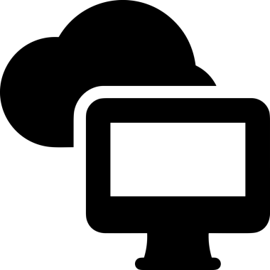 Şeffaf arkaplan ile PNG biçiminde bilgisayar logosu simgesi. Teknoloji markaları, bilişim hizmetleri, web geliştirme veya dijital ürünler için uygun minimalist siyah-beyaz tasarım. Çok yönlü markalaşma ve arayüz kullanımı için temiz ve modern sembol