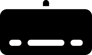 Şeffaf arkaplan ile PNG biçiminde bilgisayar logosu simgesi. Teknoloji markaları, bilişim hizmetleri, web geliştirme veya dijital ürünler için uygun minimalist siyah-beyaz tasarım. Çok yönlü markalaşma ve arayüz kullanımı için temiz ve modern sembol
