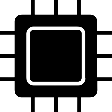 Şeffaf arkaplan ile PNG biçiminde bilgisayar logosu simgesi. Teknoloji markaları, bilişim hizmetleri, web geliştirme veya dijital ürünler için uygun minimalist siyah-beyaz tasarım. Çok yönlü markalaşma ve arayüz kullanımı için temiz ve modern sembol