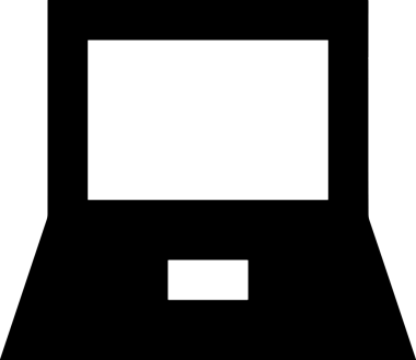 Şeffaf arkaplan ile PNG biçiminde bilgisayar logosu simgesi. Teknoloji markaları, bilişim hizmetleri, web geliştirme veya dijital ürünler için uygun minimalist siyah-beyaz tasarım. Çok yönlü markalaşma ve arayüz kullanımı için temiz ve modern sembol