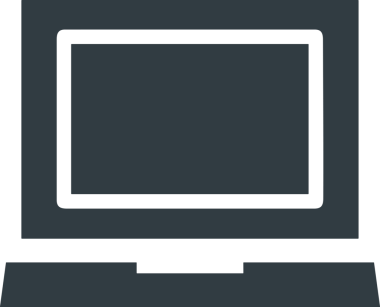 Şeffaf arkaplan ile PNG biçiminde bilgisayar logosu simgesi. Teknoloji markaları, bilişim hizmetleri, web geliştirme veya dijital ürünler için uygun minimalist siyah-beyaz tasarım. Çok yönlü markalaşma ve arayüz kullanımı için temiz ve modern sembol