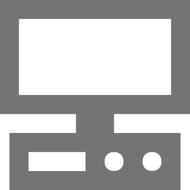 Şeffaf arkaplan ile PNG biçiminde bilgisayar logosu simgesi. Teknoloji markaları, bilişim hizmetleri, web geliştirme veya dijital ürünler için uygun minimalist siyah-beyaz tasarım. Çok yönlü markalaşma ve arayüz kullanımı için temiz ve modern sembol