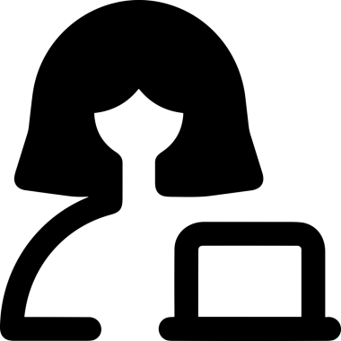 Şeffaf arkaplan ile PNG biçiminde bilgisayar logosu simgesi. Teknoloji markaları, bilişim hizmetleri, web geliştirme veya dijital ürünler için uygun minimalist siyah-beyaz tasarım. Çok yönlü markalaşma ve arayüz kullanımı için temiz ve modern sembol