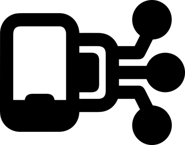 Şeffaf arkaplan ile PNG biçiminde bilgisayar logosu simgesi. Teknoloji markaları, bilişim hizmetleri, web geliştirme veya dijital ürünler için uygun minimalist siyah-beyaz tasarım. Çok yönlü markalaşma ve arayüz kullanımı için temiz ve modern sembol