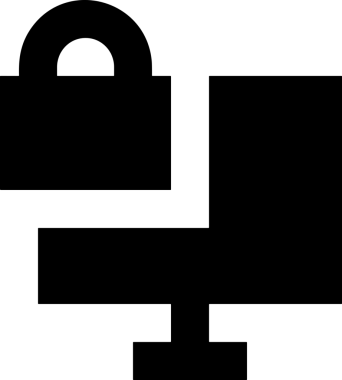 Şeffaf arkaplan ile PNG biçiminde bilgisayar logosu simgesi. Teknoloji markaları, bilişim hizmetleri, web geliştirme veya dijital ürünler için uygun minimalist siyah-beyaz tasarım. Çok yönlü markalaşma ve arayüz kullanımı için temiz ve modern sembol